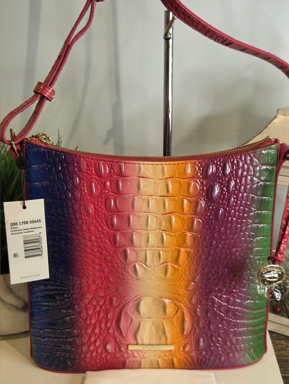Brahmin Katie Crossbody Bag in Confection Melbourne NWT - Picture 4 of 16